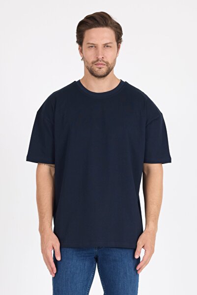 SEDİRLİ Unisex Unprinted Oversized Large T-Shirt Cotton Pieces Combed Cotton ...