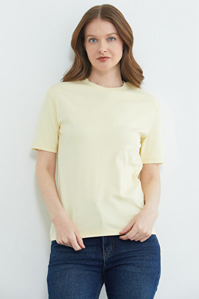 Fulla Moda Basic Crew Neck Casual T-Shirt