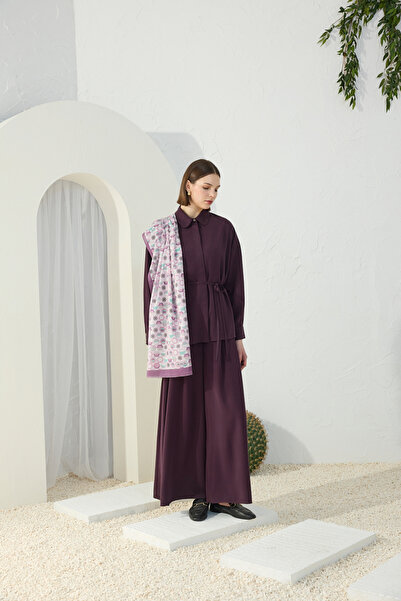 Aker Mürdüm Belt Li Pleated Trouser Skirt