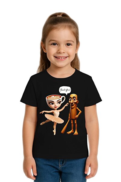 SEDİRLİ Tricou unisex pentru copii Brainot cu imprimeu bumbac moale țesături ...