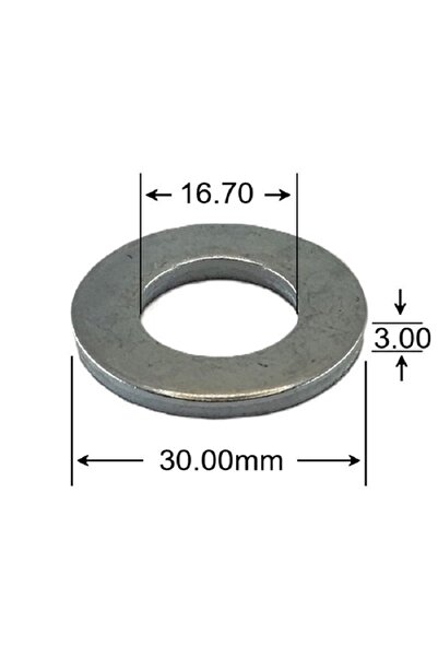 seda Plate washer M16x30x3 DIN125 - 100 pcs/box