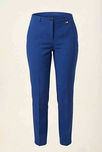 Sentez Pantaloni subțiri K curea pentru femei bumbac - Indigo