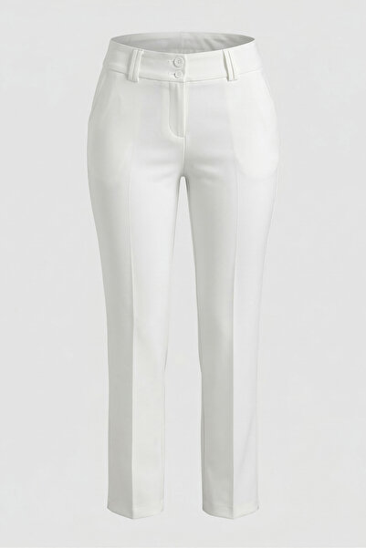 Sentez بنطلون نسائي بطول الكاحل - إكرو