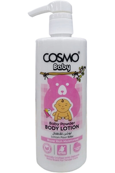 Cosmo Baby Powder Scent Ultra Gentle Daily Hydrating Body Lotion (500ml)