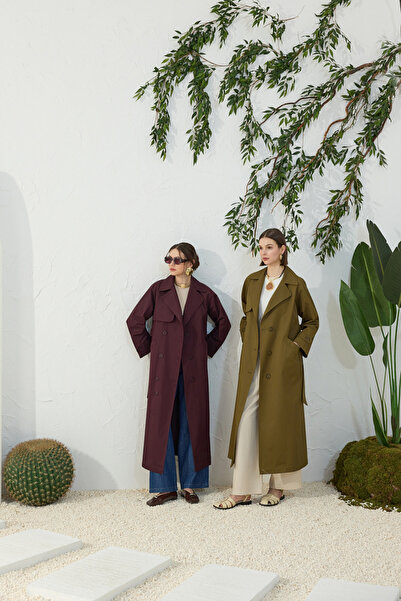 Aker Khaki Unlined Trench Coat