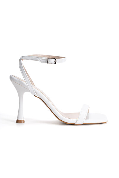 MFT AYAKKABI Women's Piped Stiletto Heel U B Ankle-Tie Shoes