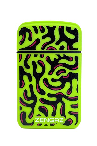 Zengaz Cool Tasarım Jet Alev Çakmak - Neon Acid