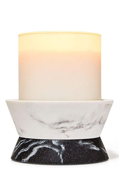 Bath & Body Works Mixed Marble Pedestal Büyük Mumluk