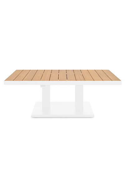 Maison Mex Height-adjustable teak top garden/terrace table BAKU L.130 l.75 H....