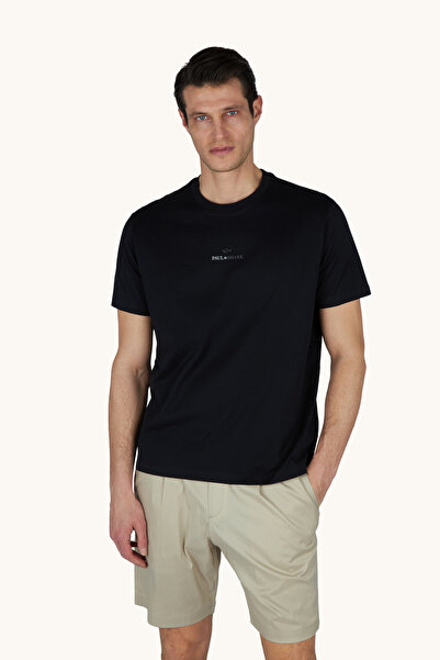 PAUL&SHARK MEN'S KNITTED COTTON T-SHIRT