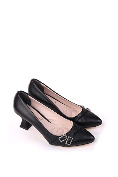 Walkenzo 830 Pantofi de damă cu toc de 6 cm Stone & cu cataramă Pantofi clasici