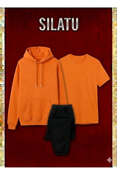 SILATU T-Shirt-Sweat- Sweatpants 3-Piece Set