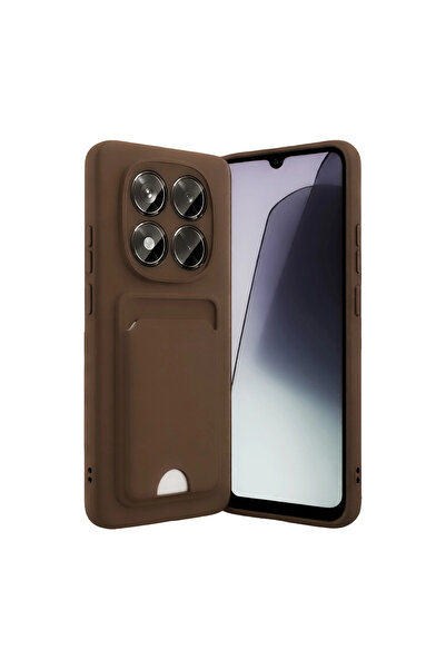 eco port حافظة سيليكون متوافقة مع Redmi Note 15 Pro 4G من Kelvin - بني