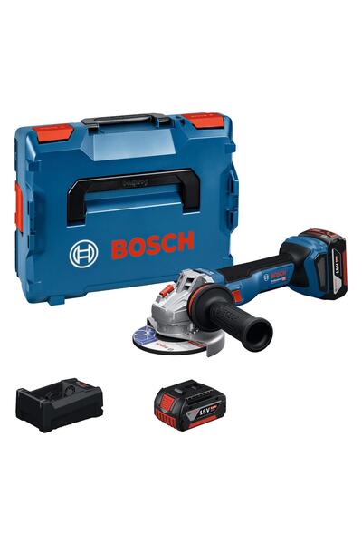 Bosch GWS 18V-11 2x5.0Ah Çift Akülü Taşlama