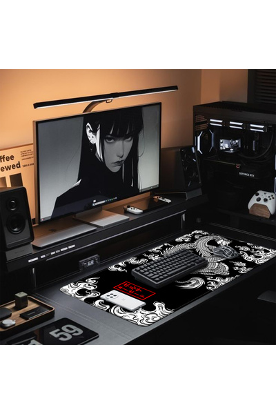 Sumkyle Large Gaming Mouse Pad, Extended Desk Mousepad with Stitched Edges, N...