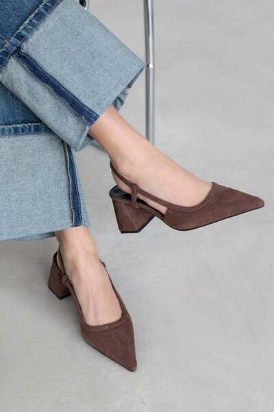 STRASWANS Karla Women's Heeled Shoes Suede Brown