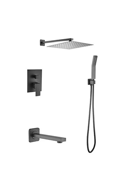 Aquaroo AQUAROO 3 in 1 built-in shower set, square frame 20 cm, SUS 304, Opti...