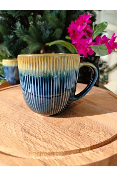 Madame Coco Olivie Polish Porcelain Mug - Indigo - 250 ml - 1 Piece
