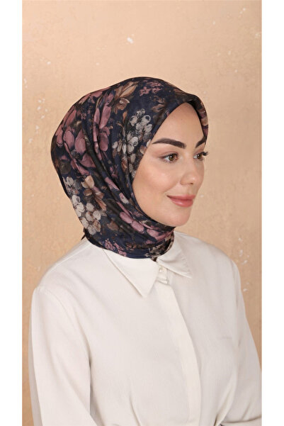 locella Lo'cella Pamuklu Soft Eşarp 4549-10 Koyu Lacivert