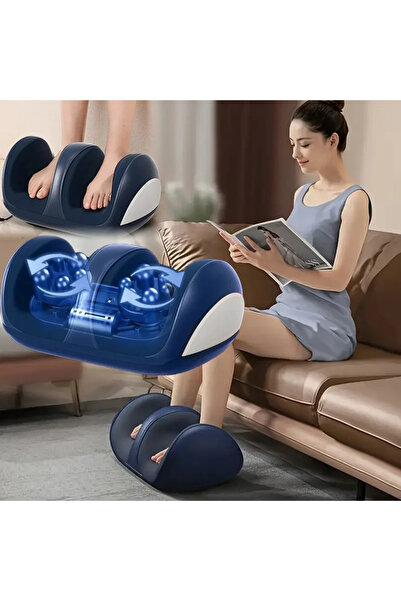 YESMAX Foot Leg Massage Roller Device Heated Electric Shiatsu Vibration Foot ...