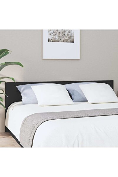 Concept Κομοδίνο, μαύρο, 200x1,5x80 cm, επεξεργασμένο ξύλο