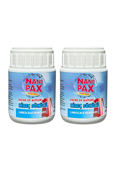 NanoPax Kettle & Kahve Makinesi & Ütü İçin Güçlü ve Etkili Kireç Çözücü Toz 2...