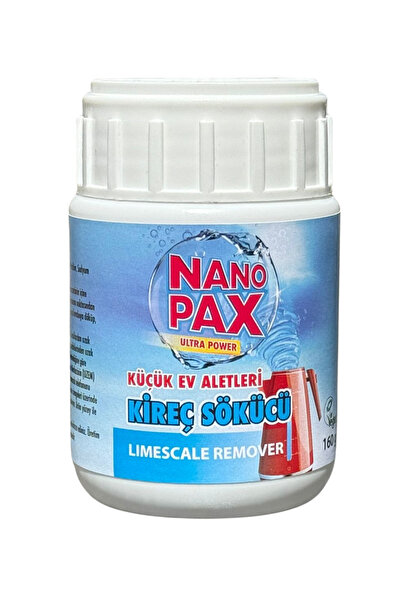 NanoPax Kettle & Kahve Makinesi & Ütü İçin Güçlü ve Etkili Kireç Çözücü Toz 1...