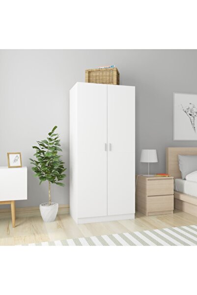 Concept Wardrobe, white, 80x52x180 cm, chipboard