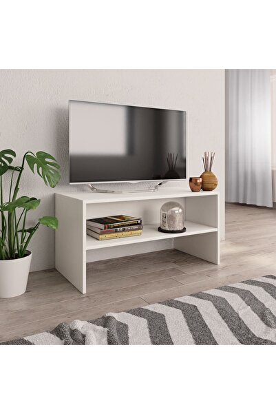 Concept Comodă TV, alb, 80x40x40 cm, PAL