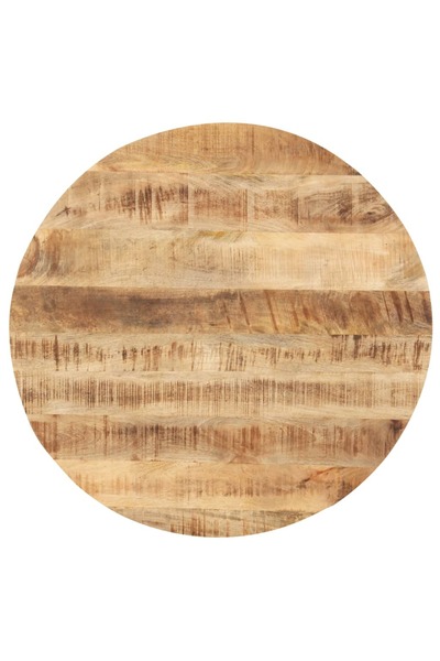 Concept Επιφάνεια τραπεζιού, 60 cm, μασίφ ξύλο μάνγκο, στρογγυλή, 25-27 mm