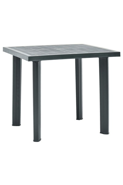 Concept Masă de grădină, verde, 80 x 75 x 72 cm, plastic