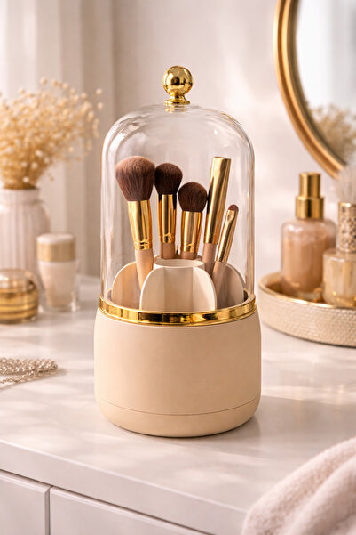 Pazar Kapısı Organizator de machiaj cu 7 compartimente cu capac, organizator ...