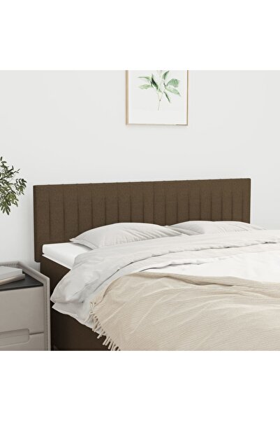 Concept Κομοδίνα, 2 τεμ., σκούρο καφέ, 72x5x78/88 cm, ύφασμα