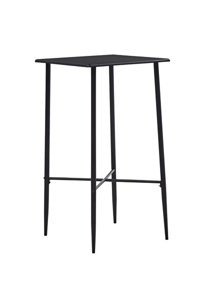 Concept Set mobilier de bar, 3 piese, negru, plastic