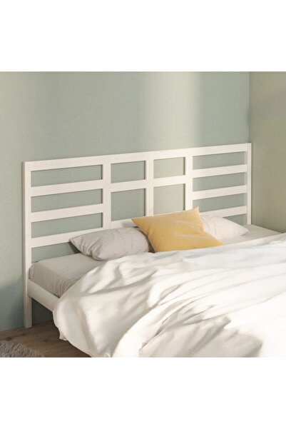 Concept Tăblie de pat, alb, 186x4x104 cm, lemn masiv de pin