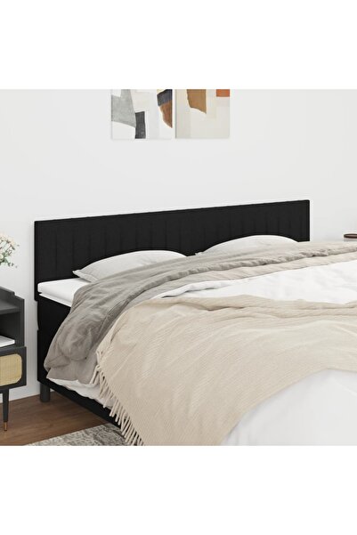 Concept Κομοδίνα, 2 τεμ., μαύρο, 80x5x78/88 cm, ύφασμα