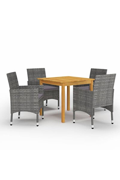 Concept Set mobilier de grădină, 5 piese, gri