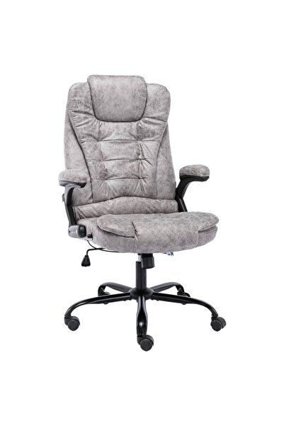 Concept Καρέκλα γραφείου, ανοιχτό γκρι, Γνήσιο Δέρμα