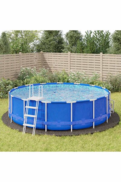 Concept Геотекстилно покривало за басейн, светло сиво, Ø550 см, Полиестер