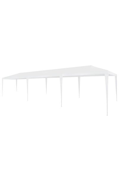 Concept Cort de petrecere, alb, 3 x 9 m, PE