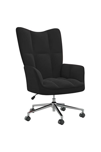 Concept Πολυθρόνα, μαύρη, Βελούδο