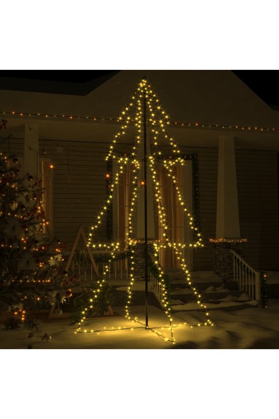 Concept Brad Crăciun conic, 120x220 cm, 300 LED-uri, interior&exterior