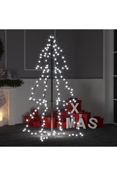 Concept Κωνικό χριστουγεννιάτικο δέντρο, 160 LED, 78x120 cm, εσωτερικού & εξω...