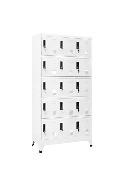 Concept Ντουλάπι αρχείων, λευκό, 90x40x180 cm, ατσάλι