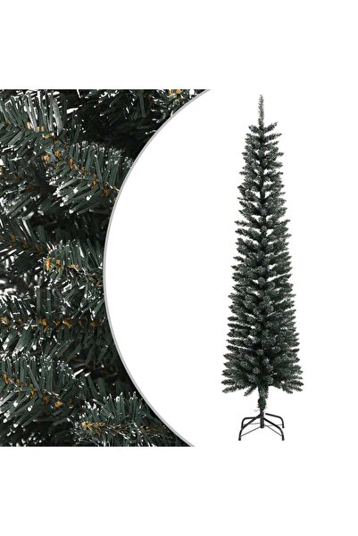 Concept Λεπτό τεχνητό χριστουγεννιάτικο δέντρο με βάση, πράσινο, 240 cm, PVC