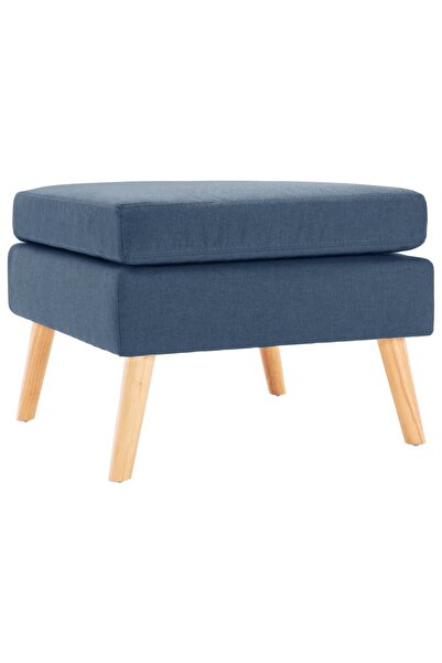 Concept Taburet, albastru, material textil