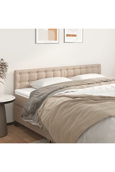 Concept Κομοδίνα 2 τεμ., καπουτσίνο 90x5x78/88 cm - οικολογικό Δερμάτινο