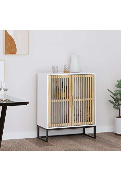 Concept Servantă, alb, 60x30x75 cm, lemn prelucrat