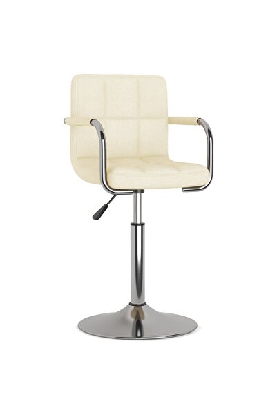 Concept Scaun de bucătărie, crem, material textil