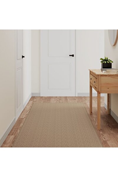 Concept Covor traversă aspect sisal, nisipiu, 80x200 cm